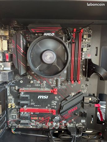 Kit HS / Pour pièces – Ryzen 5 2600 + MSI B450 Gaming Plus + Ventirad 1