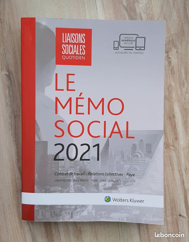 Le mémo social 2021 - Contrat de travail - Relations collectives - Paye (image 1)