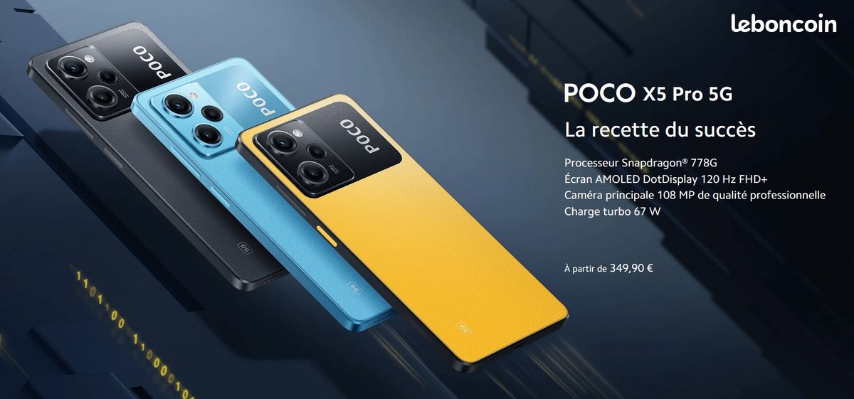 Xiaomi POCO X5 PRO 5G + 2 Coques de protection [Neuf] (image 8)