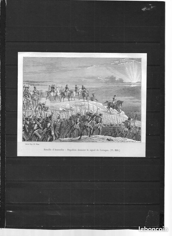 1876 - Matin de la bataille d'Austerlitz - Napoléon Bonaparte