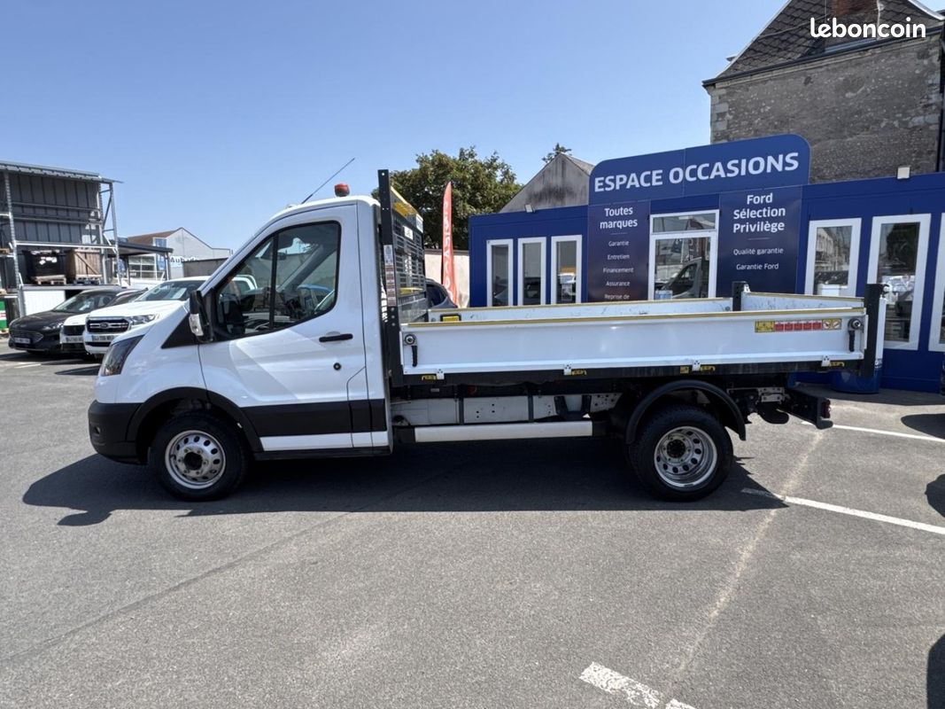 Ford Transit 2T CCb P350 L2 2.0 EcoBlue 165ch HD RJ Trend BENNE (image 8)