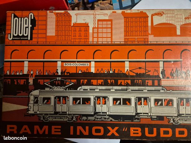 Coffret Jouef HO – Rame Inox Budd Réf M761E – État Moyen Avec Boîte – 1/87