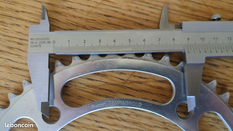 Plateau externe vélo route Campagnolo Record 4 branches 12 vitesses