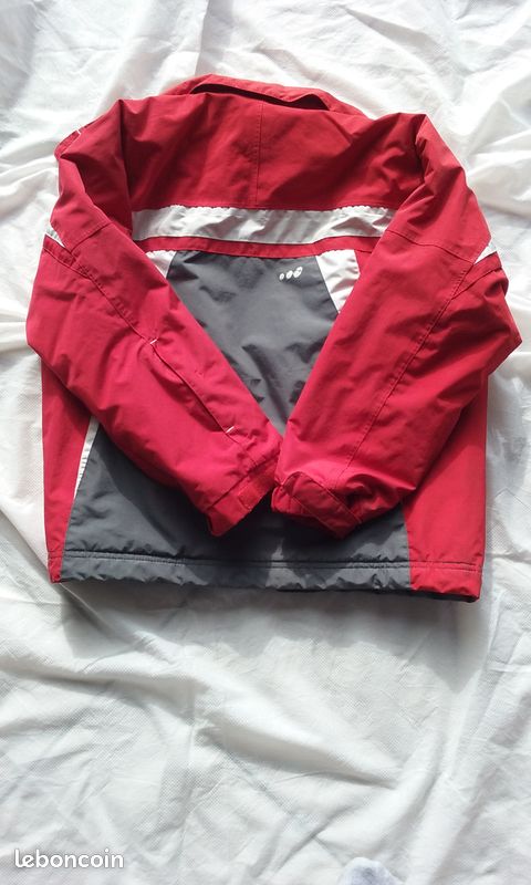 Blouson de Ski - Rouge, Gris et Blanc (image 3)