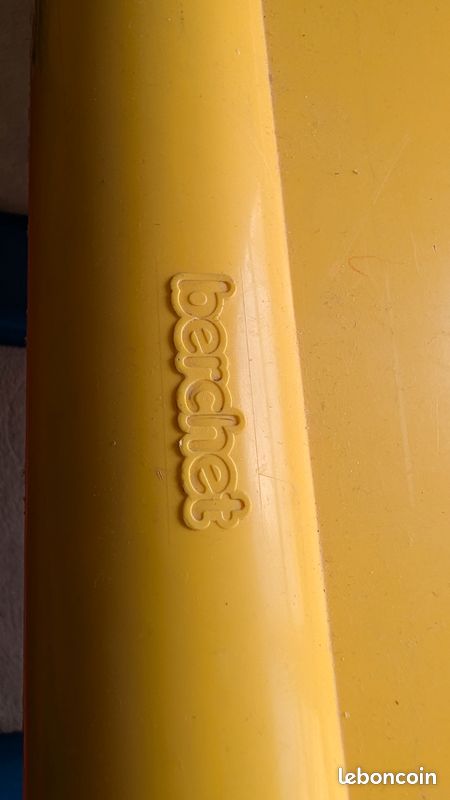 Bureau d'écolier vintage Berchet - Jaune/Rouge/Bleu (image 2)