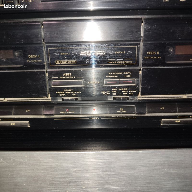 EN PANNE : Platine double cassette k7 HiFi PIONEER CT-Z470WR