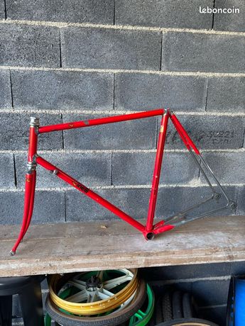 Cadre Vélo De Route Cinelli Supercorsa 52 Cm - Acier - Rouge - Neuf