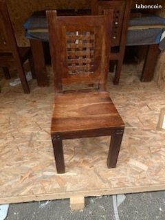 Salle à manger, table et 4 chaise, Bois et Chiffons (image 4)
