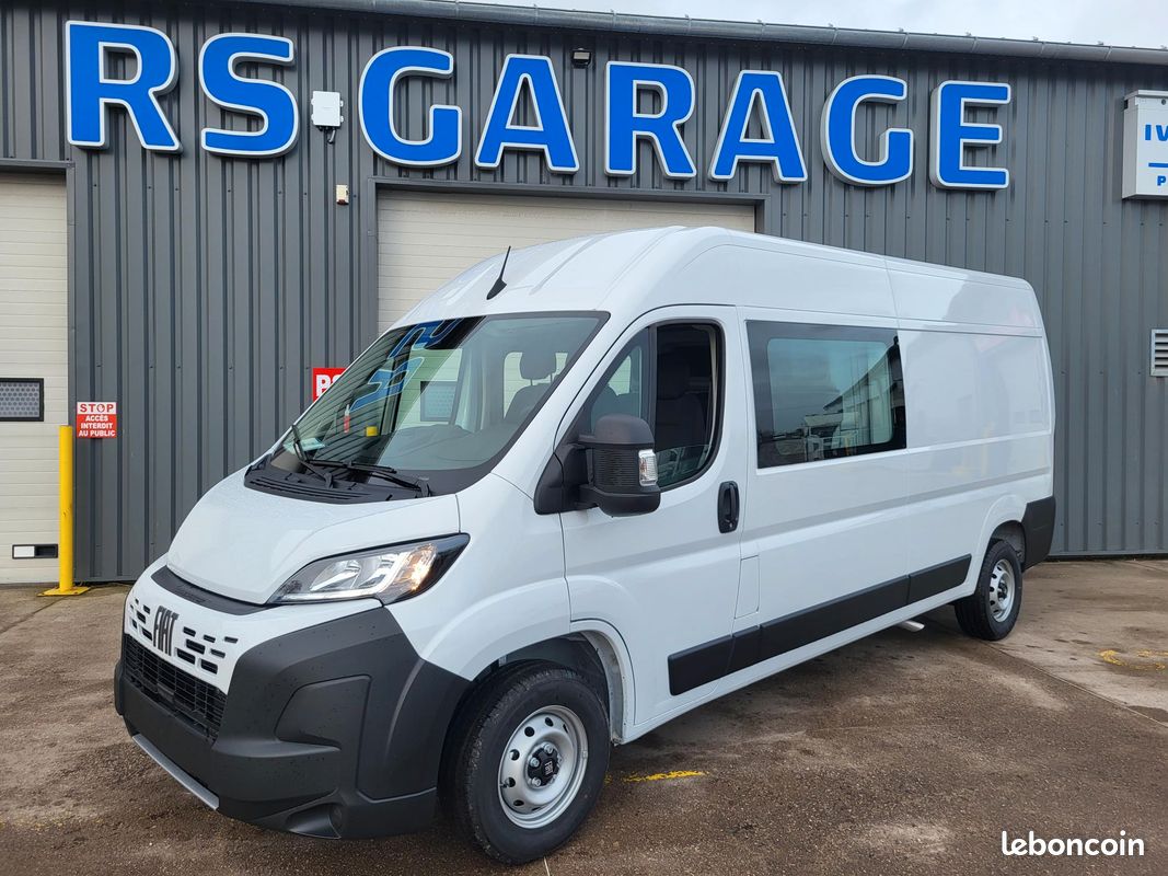 FIAT DUCATO MY26 L-H2 ( L3H2 ) 3.5 FOURGON 140 CH PACK TECHNO 7’’ CABINE APPROFONDIE FIXE 07 PLACES NEUF avec HABILLAGE BOIS COMPLET + CAMÉRA DE RECUL + SUSPENSION RENFORCÉE ( Prix Vente 34 990 HT ) (image 10)