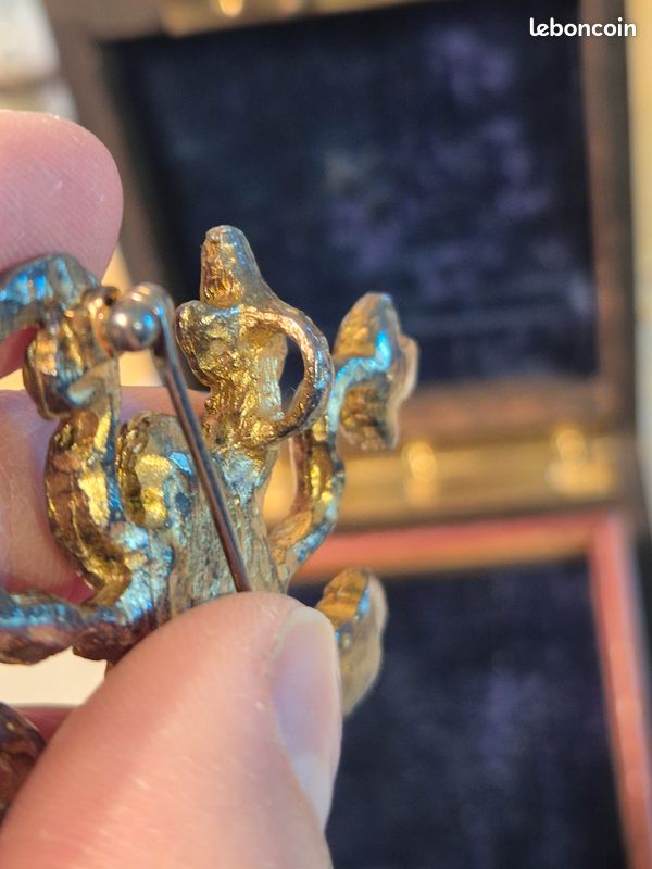 Broche Vintage Sophie Goetsch - Bijou Ancien En Bon état Pour Collection Ou Style Rétro