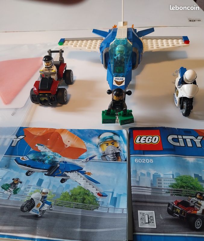 Paracaidista Lego City Avion Policia LEGO City 60208 CityCity Sky
