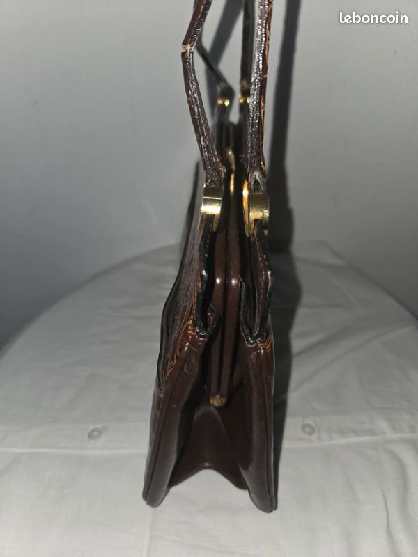 Sac marron Vintage dressing (image 4)