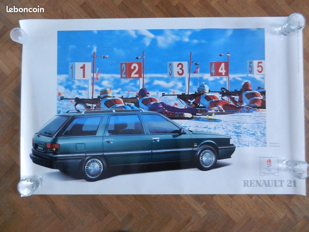 2 x affiches Renault 21 R21 (image 2)