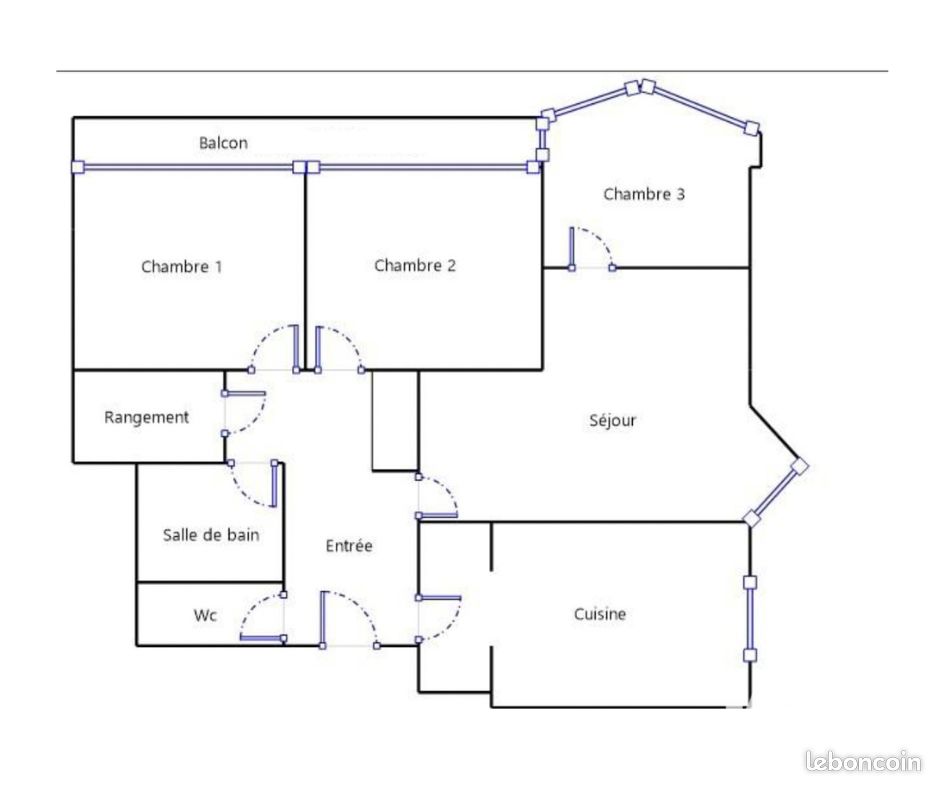 Appartement 3 pièces 70 m² · à Grigny · 70 m² · 99 000 €