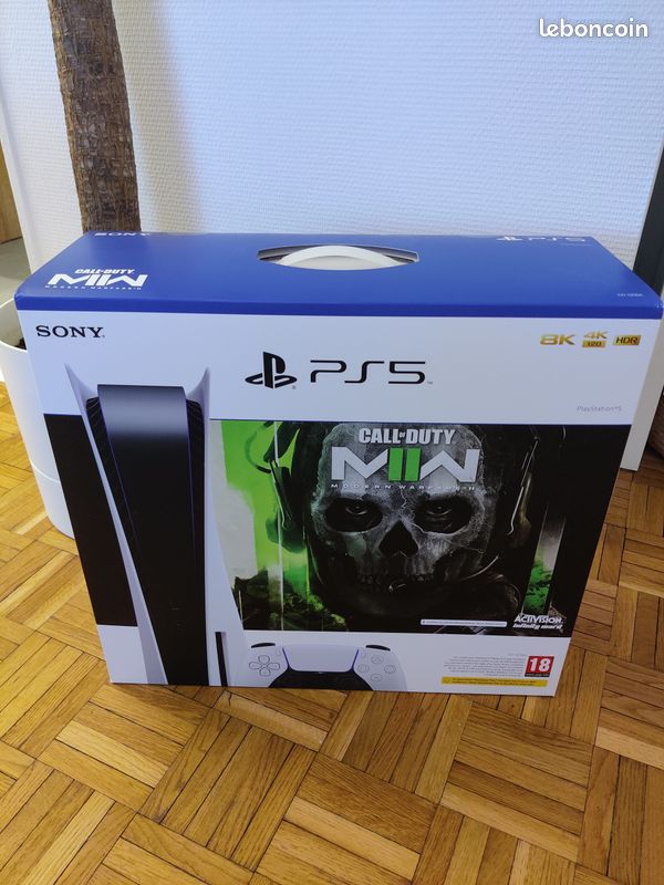 Consoles Sony Neuf - Console PlayStation 5 Édition Standard Bundle MW 2 - PS5 Version 2022 (image 2)
