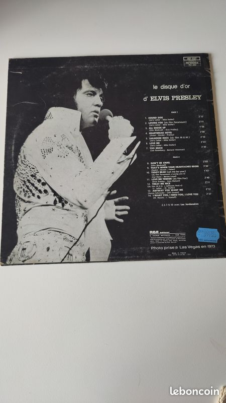 Vinyle Le disque d'or d'Elvis Presley (image 2)
