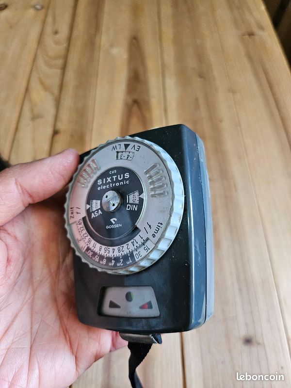 Posemètre Gossen Sixtus Electronic – Allemagne Années 60-70 – Avec étui Cuir