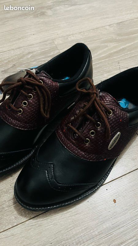 Chaussures de golf pour homme de style classique Saddle Shoes « Phœnix » (image 4)