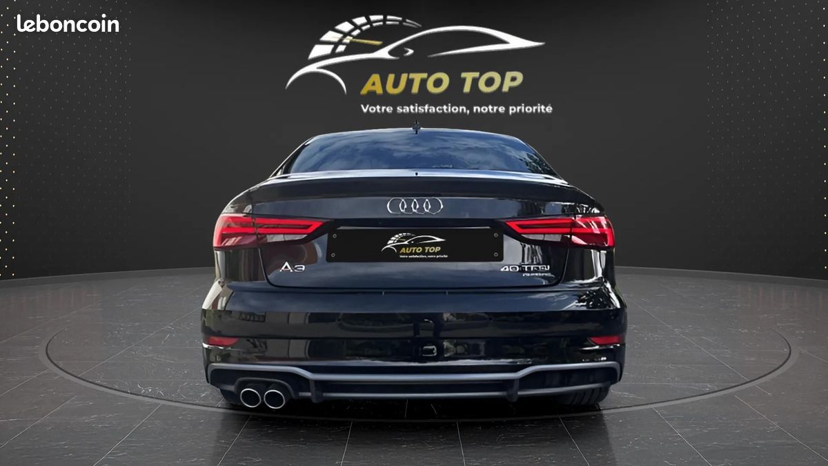 Audi A3 BERLINE 40 TFSI 190CH S LINE PLUS QUATTRO S TRONIC 7 EURO6D-T 141G (image 5)
