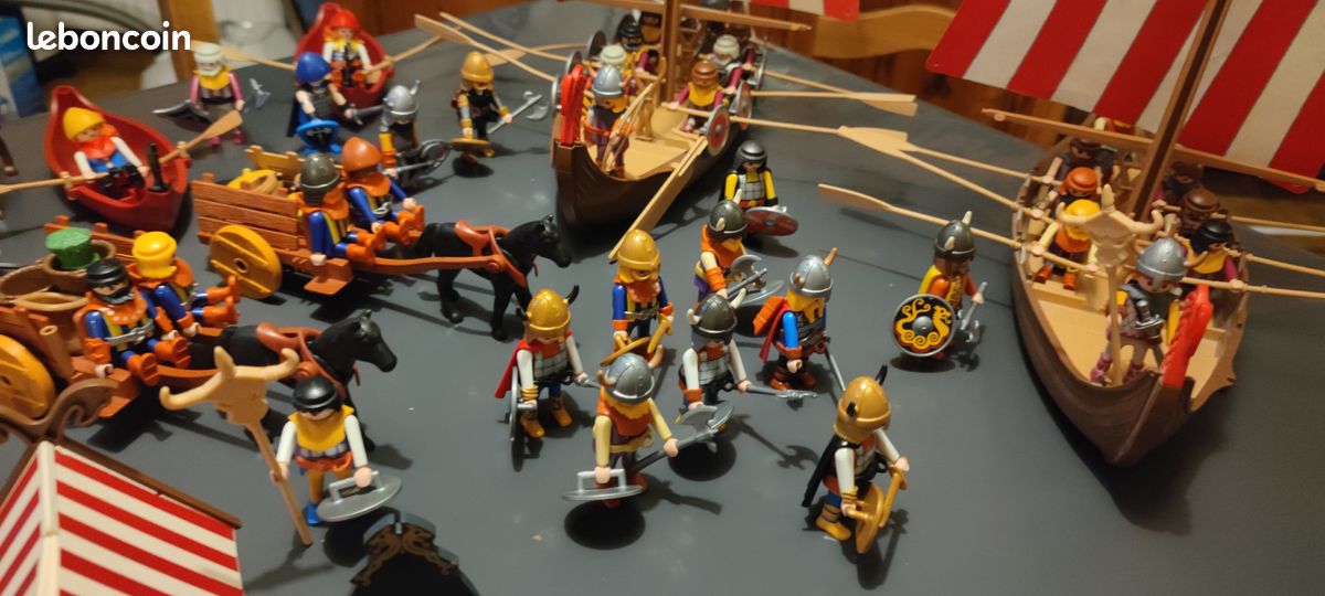 Lots Playmobil viking personnage accessoires (image 8)