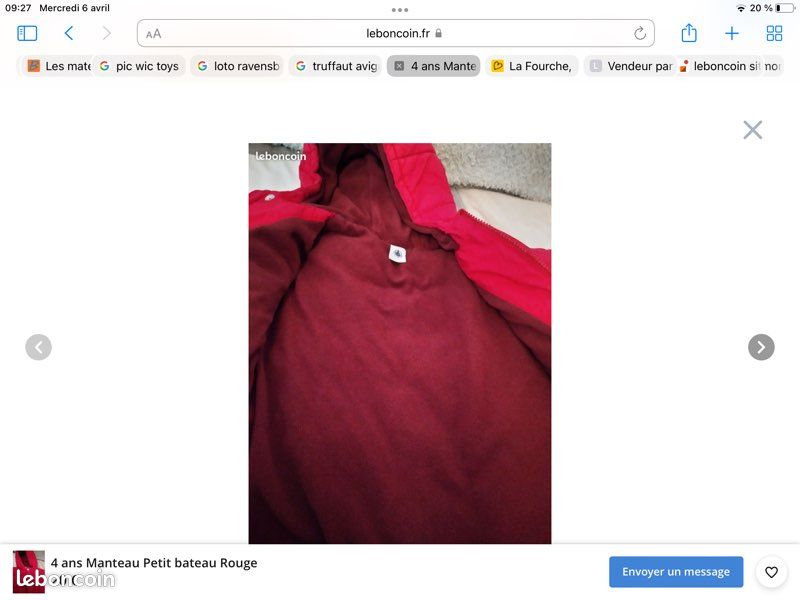 4 ans manteau petit bateau (image 5)