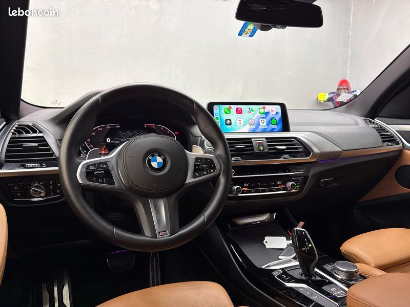 Bmw X3 xDrive20d 190ch M Sport - ENTRETIEN BMW - CUIR CAMEL COMPLET - A PARTIR DE 530/MOIS (image 8)