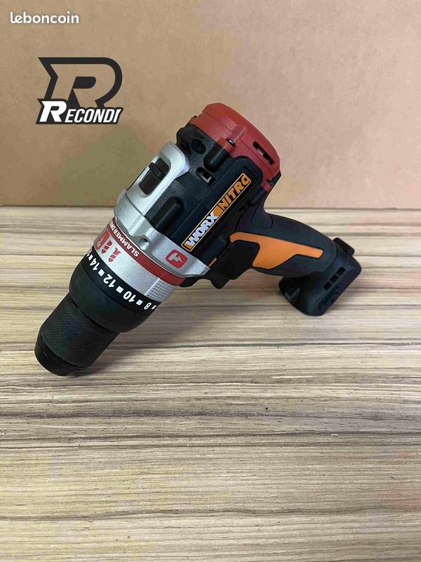 Perceuse-visseuse à percussion sans balais Worx WX352.9 20 V, mandrin de 13 mm, corps de machine | Leroy Merlin