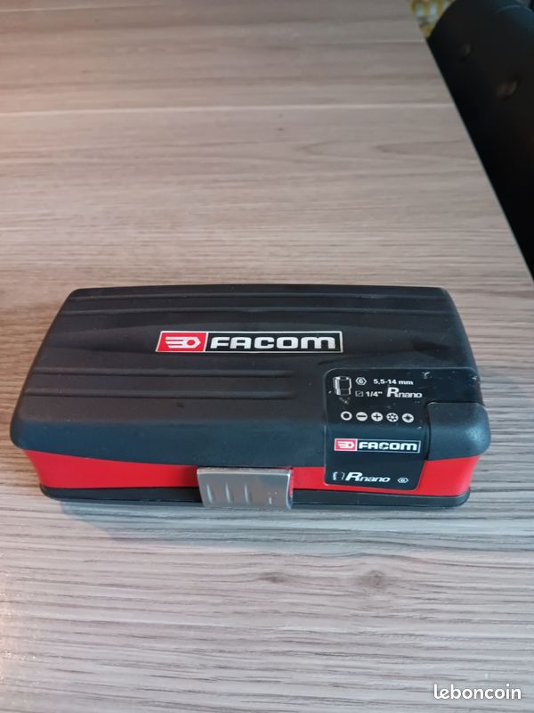 Coffret cliquet FACOM 1/4 manche rotatif R.360NANOPB (image 2)
