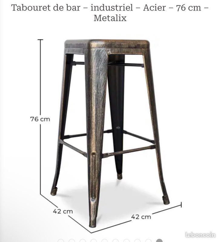 Chaises type tolix (image 5)