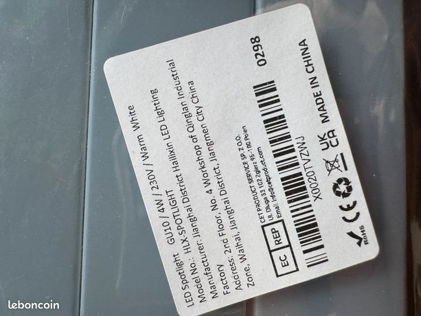 Lepro Ampoule GU10 LED, Blanc Froid 5000K, 325lm, 4W Équivaut à 50W Ampoule Halogène, 110° Larges Faisceaux, Ampoules Spot GU10 Non-dimmable, Lot De 10