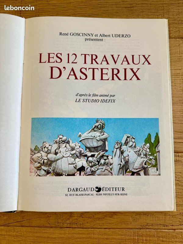 Les 12 Travaux d’Astérix – Édition originale Dargaud 1976 – album du film (image 5)