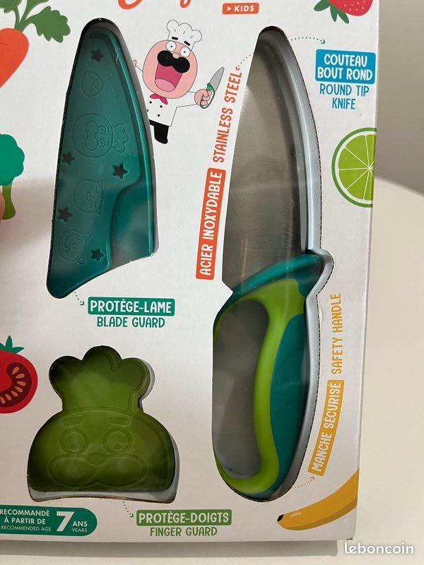 À vendre, couteau de cuisine pour enfants de la marque Chefclub (image 3)