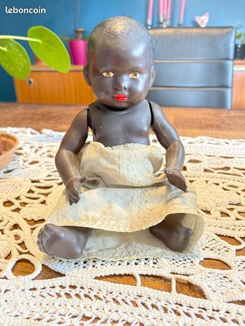 Rare baigneur poupée ancienne Colinette Petit Colin en