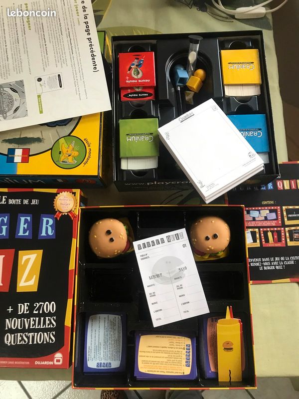 Lot de 2 jeux: Jeux cranium + burger quiz (image 2)