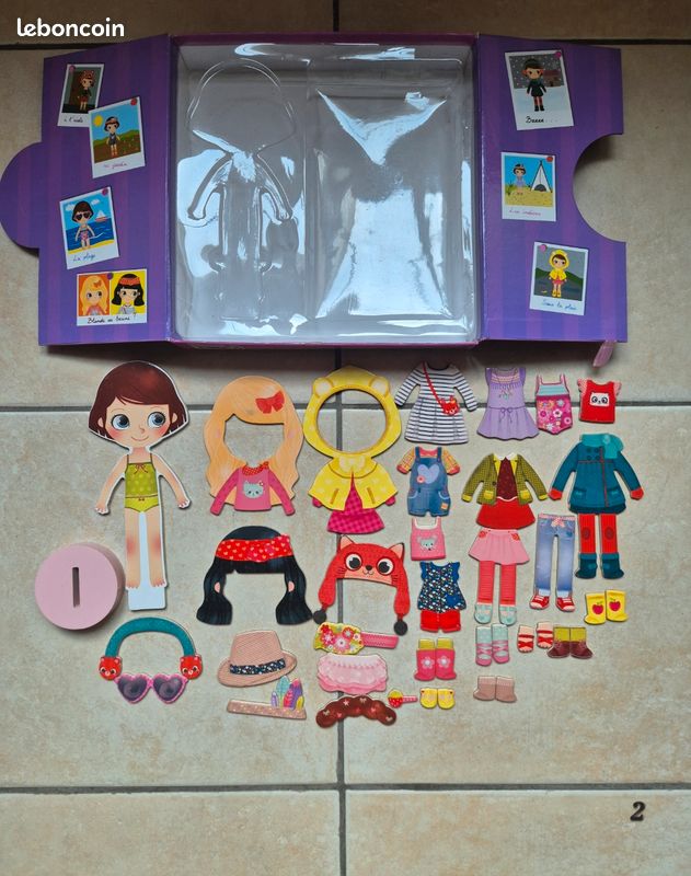 Lot de 8 jeux magnétiques / puzzle assemblage mémo créatif enfant fille garçon bébé jouet (image 4)