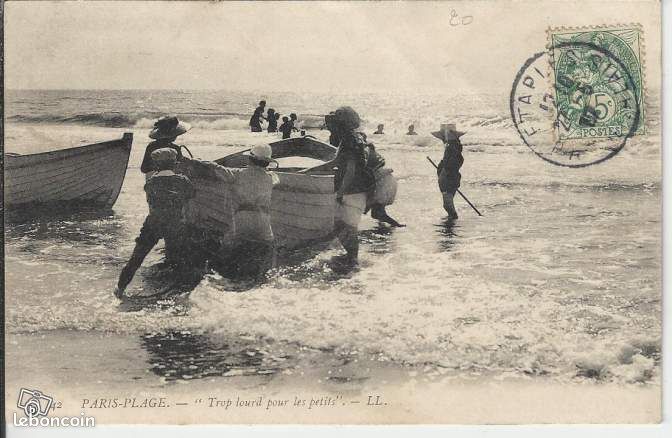 Carte postale PARIS PLAGE (image 1)