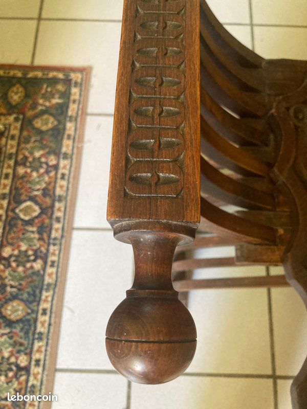 Fauteuil Dagobert fin XIXe (image 4)