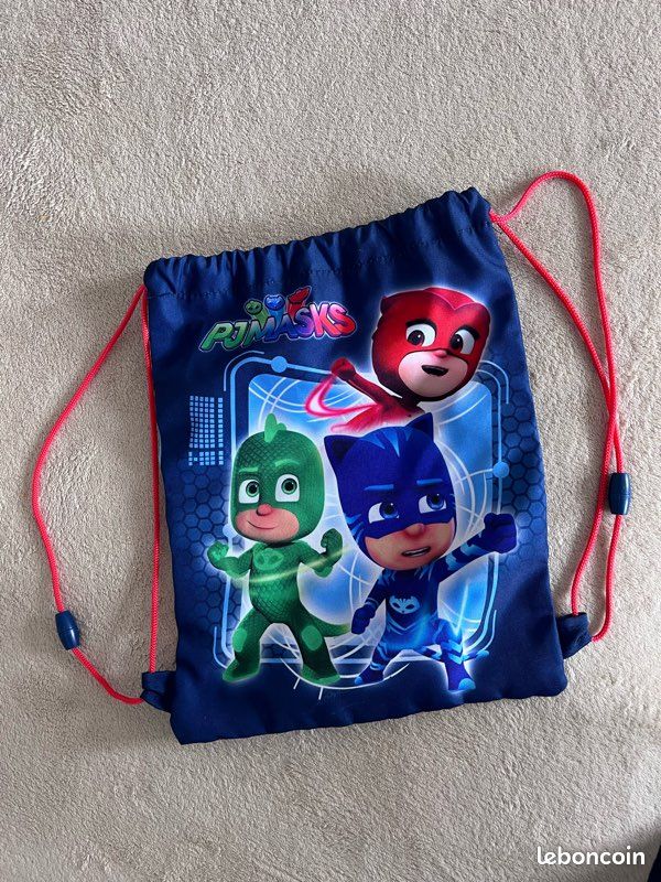 Sac à dos piscine pjmasks maternelle (image 1)