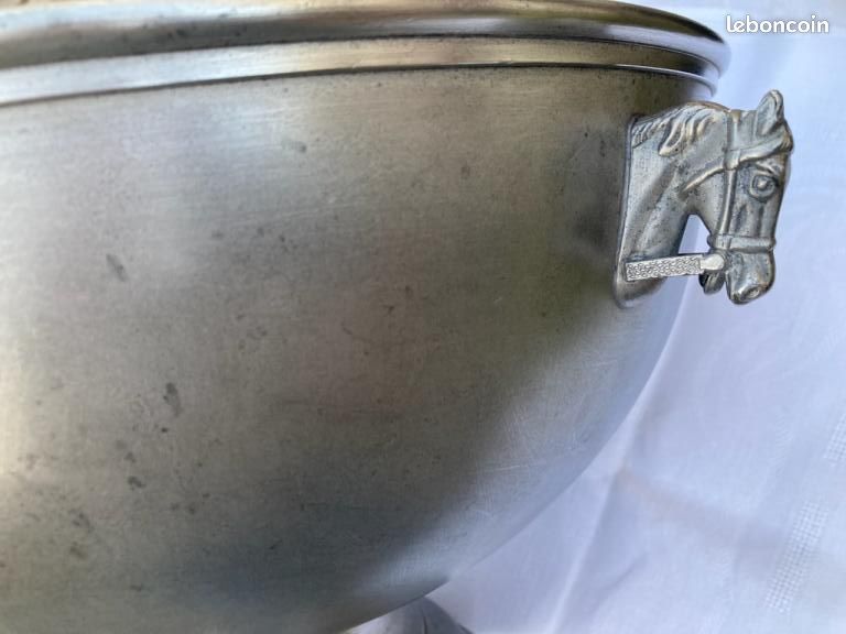 Grand Seau à Champagne Louis Roederer – Anses Têtes De Cheval, étain
