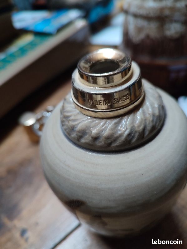 ANCIENNE LAMPE BERGER en grès de Bonny signée Breugnot EUR 22,00