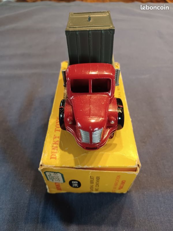 Dinky Toys 34B Berliet Porte-container – Miniature Collection MIB, état Neuf, Boîte D’origine