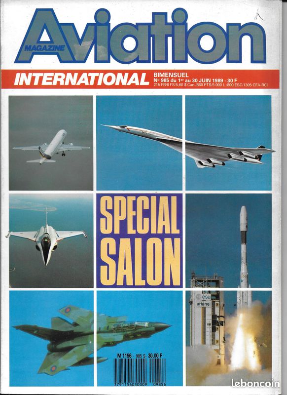Pin’s Aviation Magazine – Paris Le Bourget 1991 (zamac Signé AMC)