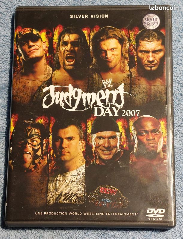 WWE PPV DVD Judgment Day 2007 - Catch CM Punk Cena Edge Batista Hardy Lashley (image 1)