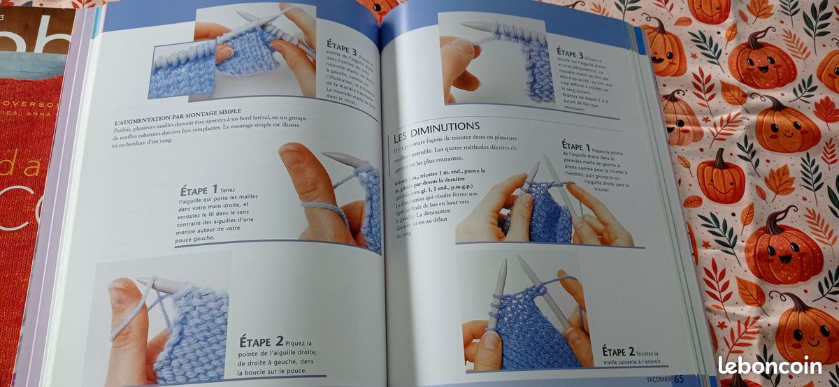 Lot De 3 Livres/magazines De Tricot - Occasion