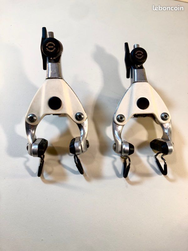 Kit Freins Weinmann Pour Vélo De Course - Freins De Jante Vintage Avec Leviers Alu Et Câbles