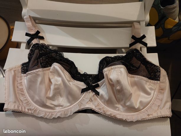 Ensemble Lingerie Charlott 80B - Soutien-gorge Et String, Violet, Neuf Avec étiquette