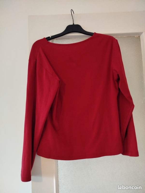 Sweat rouge dpm taille 38 très bon état (image 7)