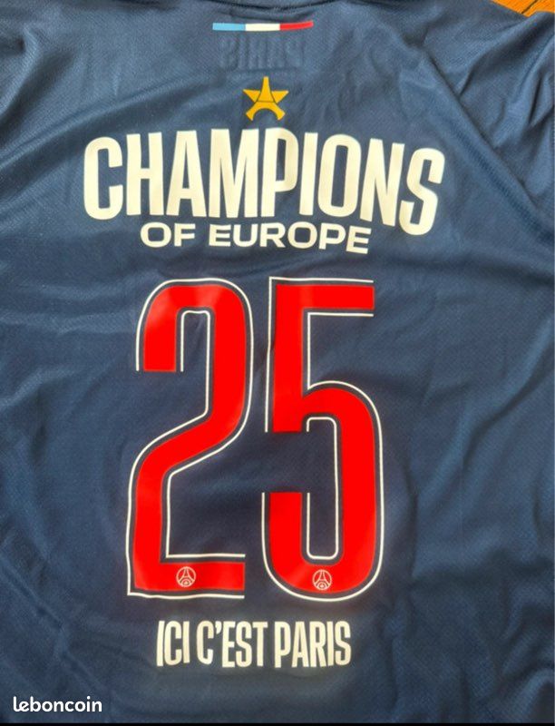 Maillot PSG LDC 2025 Collector édition Spéciale - Taille M - Domicile Bleu