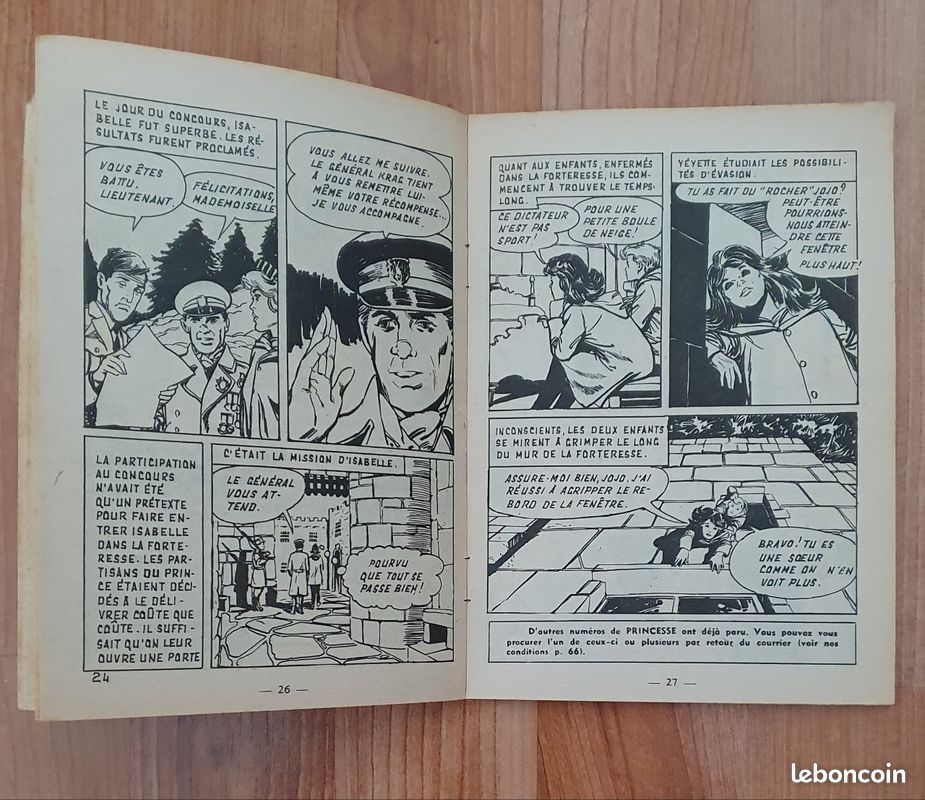 BD anciennes(1965) Princesse n°36, 38 et 39 (image 4)