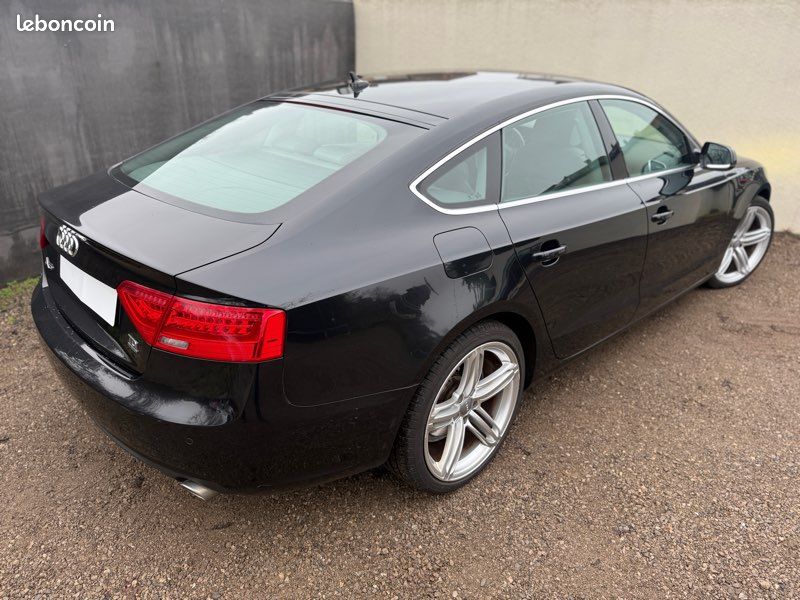 Audi A5 Sportback Quattro Phase II Ambition Luxe S-Tronic 3L TDI 245cv 11/2011 Xénon Gps Bluetooth Radar (image 4)